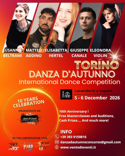TORINO DANZA D'AUTUNNO  INTERNATIONAL DANCE COMPETITION